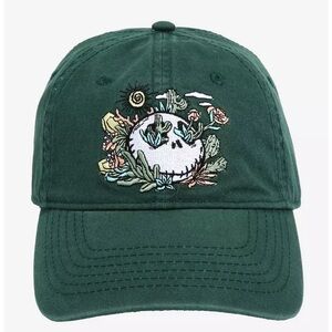 Disney Nightmare Before Christmas Jack Skellington Green Cacti Embroidered Cap